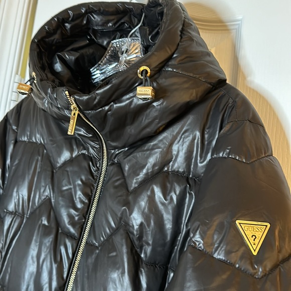 Guess Women’s Hooded Puffer Jacket - Picture 4 of 6